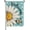 Blue Daisy, variant on Welcome Spring Summer Daisy Flower Small Decorative Garden Flag, Floral Ladybug Green Yard Lawn Outside Decor, Seasonal Burlap Outdoor Home Decoration Double Sided 12 x 18