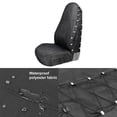 thumbnail image 6 of Universal Adjustable Washable Oxford Fabric Car Front Seat Covers with PU Coating for Travel, Anti-Scratch and Waterproof, 6 of 8
