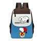 thumbnail image 1 of Mochila De Dibujos Animados Snoopy Bolsa Escolar Para Mujeres Hombres Ordenador Viaje, 1 of 4