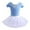 Light Blue, variant on Kiijoy Toddler Girls Ballet Dance Short Sleeve Leotard Tut Skirt Set Ballet Dress, Sizes 1-15