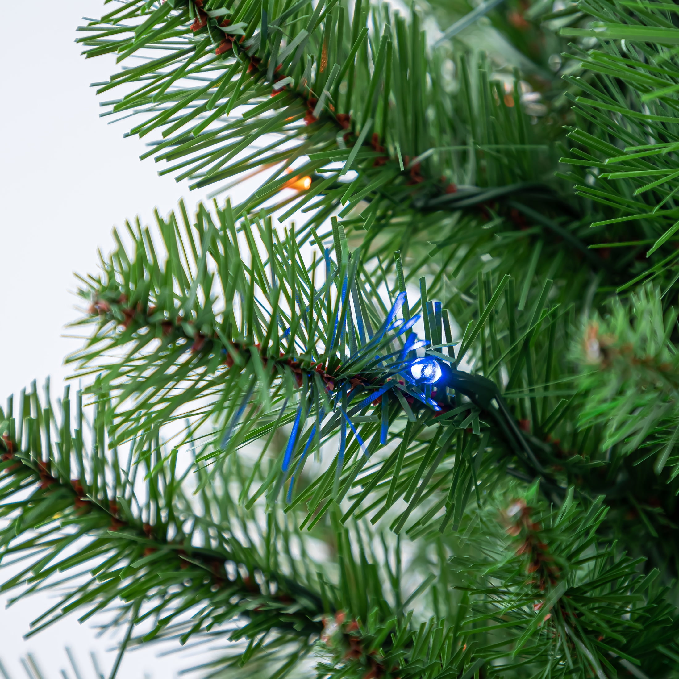 3' Pre-Lit Winston Pine Artificial Christmas Tree with Multicolor LED Lights, by Holiday Time