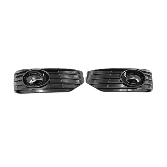 TFixol GZ.D140WLR ABS Black Bumper Fog Light Covers for VW T5 T5.1 2010-2015 Sportline Grille