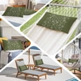 thumbnail image 6 of Japanese Throw Pillow Covers, Green Rustic Retro Pastoral Floral Leaves Soft Breathable Pillow Cases with Invisible Zipper for Sleeping, Standard Pillowcases for Couch Bed Sofa Chair 20x26 Inches, 6 of 9