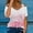 Pink, variant on zanvin Womens Tops, Summer Women's Casual Off the Shoulder Lace Regular Fit Short Sleeve Tops V-Neck Shirt Tops