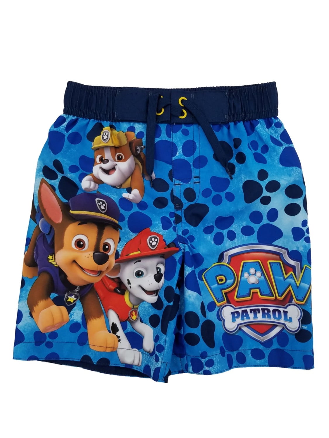 Size 4 Blue Paw Patrol Boys Swim Trunk