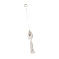 thumbnail image 2 of Maceta decorativa de macramé para colgar en interiores, elegante y práctica. Blanco, 2 of 8