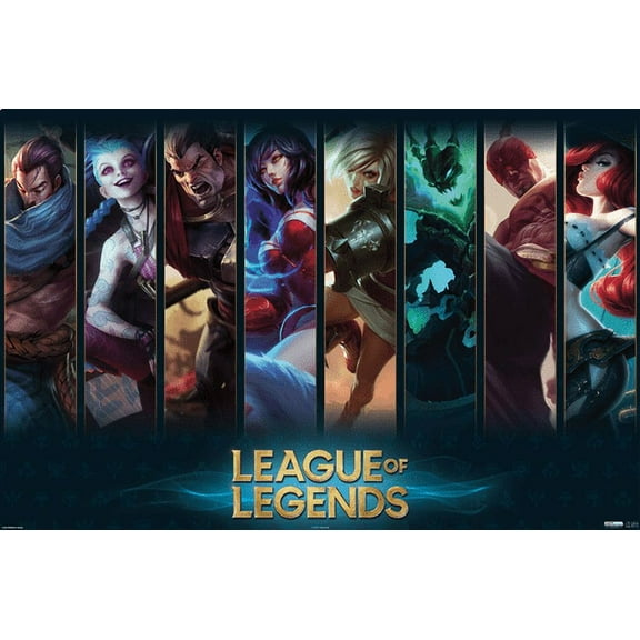 League of Legends - Champions Wall Poster, 22.375" x 34"
