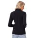 thumbnail image 2 of Camisa con botones Siliteelon para mujer de manga larga, color negro, 2 of 9