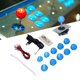 thumbnail image 5 of Kits de joystick del Juego de Arcade Joystick de 8 Vías Diseño Compacto Con Placa Codificadora Joystick de 10 Botones para Fight, 5 of 8