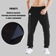 thumbnail image 5 of Pantalones deportivos de polar con bolsillos profundos y corte holgado para hombre de THE GYM PEOPLE, 5 of 5