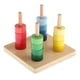 thumbnail image 2 of Bloques de Apilamiento Montessori Baoblaze 4 Columnas Juguetes Educativos para Bebés Madera 14.2x14.2x12cm, 2 of 7