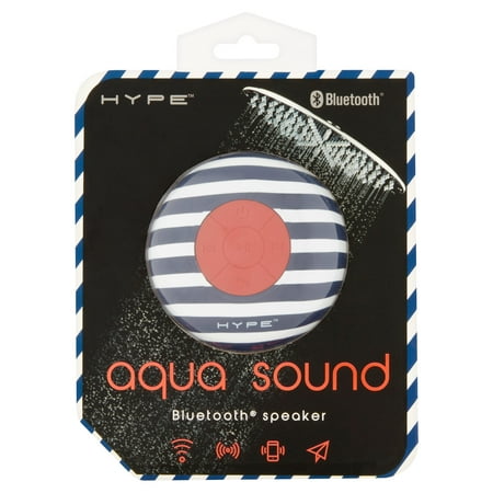 Hype Aqua Sound - Wireless Portable Bluetooth Waterproof Shower Speaker