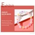 thumbnail image 2 of Beads Bead Jewelry Making Flower Diy Frosted Necklace Acrylic Loose Bracelet Pastel Accessories Craft Crafts Spacer, 2 of 7