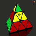 thumbnail image 2 of Qiyi XMD V2 Magic Cube Magnetic Pyraminx Magic Cube Smooth Speed Cube black, 2 of 5