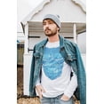 thumbnail image 2 of Halloween Yeti Bigfoot Costume Mens Long Sleeve T Shirt, 2 of 5