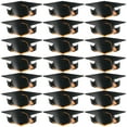 thumbnail image 5 of MRLESS 36pcs Paper Graduation Hats Diy Grad Caps For Graduation Party Supplies Adjustable Elastic Band Diy Grad Caps For Secure Fit, 5 of 6