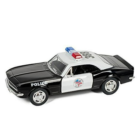 1967 Camero Z-28 Die Cast 5 inch Pull Back Action Police Car Toy, Made of quality die cast metal By Kinsmart From