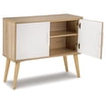 thumbnail image 2 of Signature Design by Ashley Contemporary Orinfield Accent Cabinet  Natural/White, 2 of 7