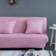 thumbnail image 4 of sofá elástico elástico sofá cama plegable cubre slipcover Pink L Sunnimix Sin apoyabrazos Sofá Funda de Polvo, 4 of 8