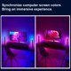 thumbnail image 3 of Luz De Sincronización De Música Rgb, Iluminación Ambiental De Tv, Barras De Luz Que Cambian De Color Con Control Remoto Para Juegos, Películas, Pc, Tv, Decoración De Habitación Eigraketly HA042442-01, 3 of 6