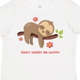 thumbnail image 4 of Inktastic Don't Hurry Sloth Girls Toddler T-Shirt, 4 of 5
