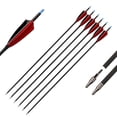 thumbnail image 2 of 6/12PCS Arrows 31.5 inch Carbon Arrows Are Used To Recurve Bow Shooting and Hunting Practice, 2 of 14