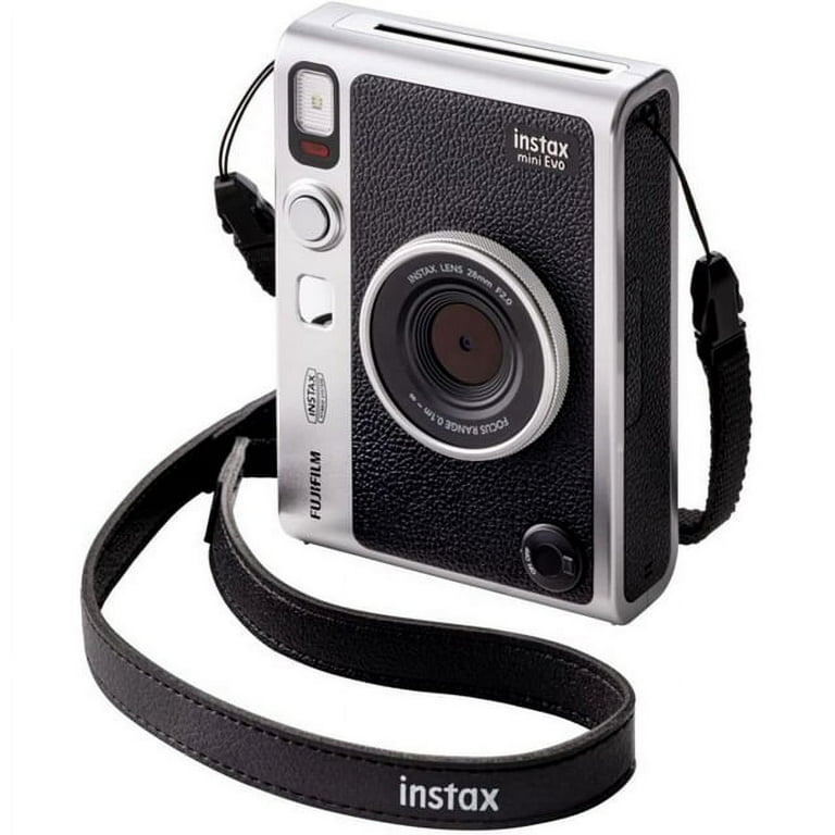 Fujifilm Instax Mini EVO Hybrid Black Instant Camera - BuzzPhoto 