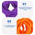 thumbnail image 3 of CUITING 192 Pcs Elastic Braided Rope Knitting Kit Loom Kit for Kids Weaving for Potholder Loom Pot Holder Kit Child, 3 of 6