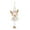 White, variant on Dserhfy Christmas Tree Ornament Deer Angel Doll Design Hanging Ornament Party Home Wall Door Hanging Ornament