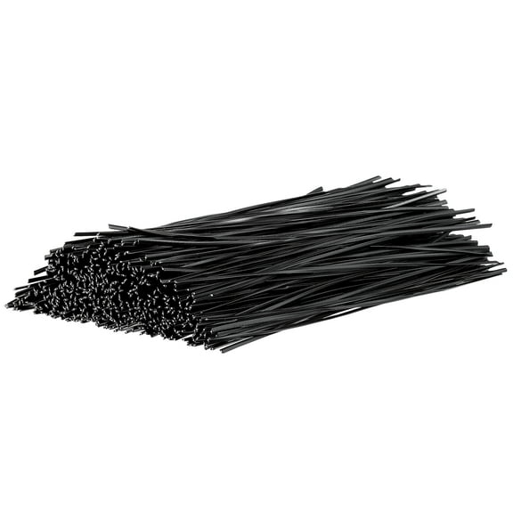 500 Pcs Twists Ties For Cords Wire Clips Zip Heavy Duty Outdoor Small Black