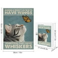 thumbnail image 2 of American Shorthair Cat with Butterfly and Angel Wings – 500 Piece Puzzle | Ideal for Cat Lovers, Relaxing Puzzle for Animal and Nature Enthusiasts, Great for Family Fun, 2 of 7