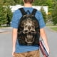 thumbnail image 4 of Disketp Metal Style Horned Skull Mochila Escolar de 15 Pulgadas, Mochila Ligera para Estudiantes, Viajes y Trabajo, Cómoda y Resistente para el Uso Diario, 4 of 6