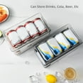 thumbnail image 4 of Soda Can Rack, 2 Tier Beverage Can Dispenser Organizer Rack Can Storage Holder Can Holder For Pantry Refrigerator Freezer, 4 of 8