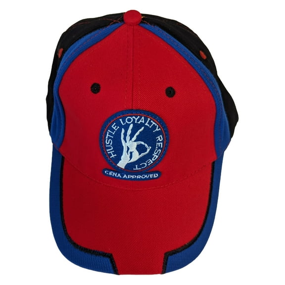 John Cena Baseball Cap Hat Red Blue Persevere WWE New