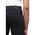 thumbnail image 6 of RAW X Men's Distressed Denim Shorts, Jet Black, 34, 6 of 7