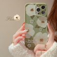 thumbnail image 5 of Funda protectora CHAO para iPhone 13 Pro Max Patrón de flores Onda Moda Fresa, 5 of 5