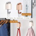 thumbnail image 3 of 2pcs Squirrel Shape Adhesive Hook for Children's Room Living Room Bedroom,Cute Cartoon Creative Home Decoration Wall Hooks(Brown), 3 of 4