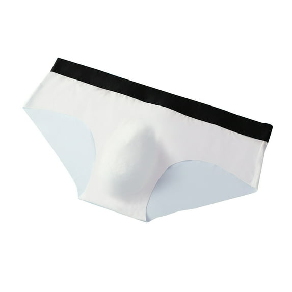 asdoklhq Underwear for Men,able Men's Briefs Ice Breathable Comfortable Bulge Pouch Underwear