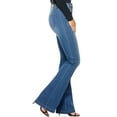 thumbnail image 3 of Sofia Jeans Women's Melisa Flare High Rise Button Fly Side Panel Jeans, 3 of 7
