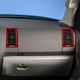 thumbnail image 4 of Real Bright Soft Car Interior Carbon Fiber Sticker DecorationRed Carbon Fiber Passenger Side Air Vent Cover For Toyota Tundra/SequoiaAuto Car Protection Interior Accessories, 4 of 9