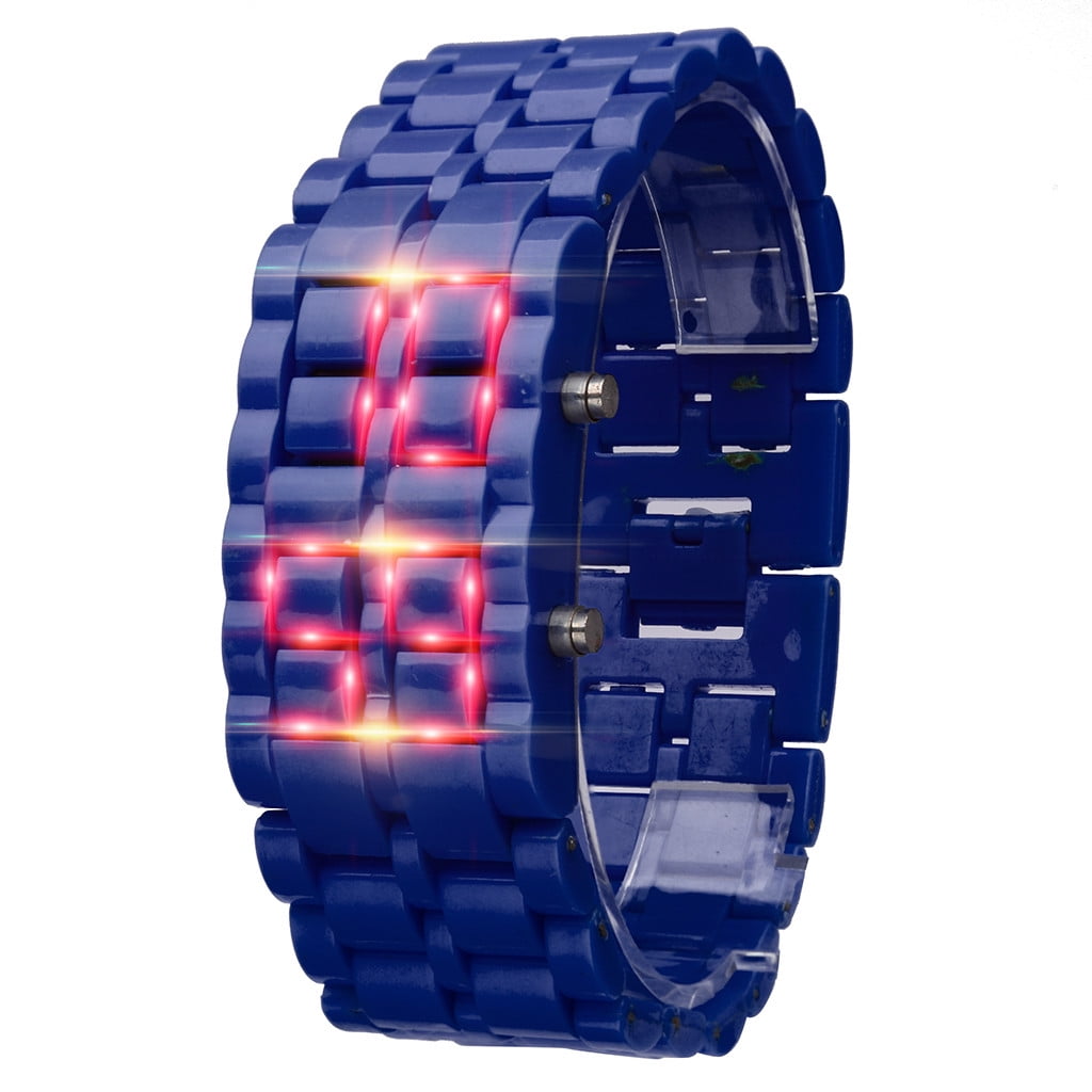 Lava Led Electronic Watch Creative Digital Bracelet Watch - Temu