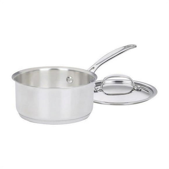 Cuisinart 719-16 1,5 qt Casserole en Acier Inoxydable avec Couvercle