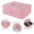 thumbnail image 2 of Safe Box Key Locker Safe Home Shop Steel Safe Money Box Storage Hidden Coin Money Jewellery ,Easy to Use, 2 of 6