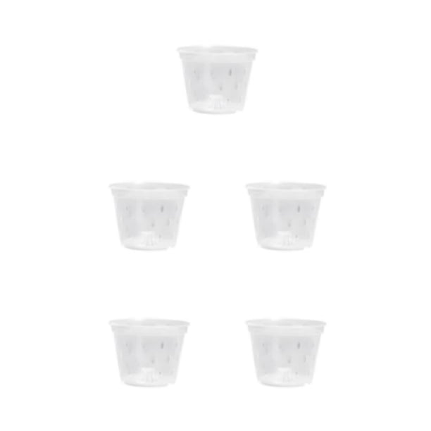 Macetas de jardín Inteprter de PP ecológicas para plantas de interior y exterior 5 pulgadas