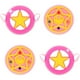thumbnail image 1 of Empuñaduras para gamepad - Fundas para joystick Anime Kawaii Pastel, compatibles con la consola Nintendo Switch OLED Lite Joycons, 1 of 6