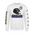 thumbnail image 5 of Baltimore Ravens Reebok Mens White Crew Sweatshirt, 5 of 5