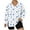 #0233-White, variant on Ailaofu Women's Plaid Shirts Long Sleeve V Neck Split Hem Lightweight Tunic Tops Casual Color Block Plus Size Classic Blouses