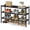 Ink Black, variant on SONGMICS Bamboo Shoe Rack for Closet, Stackable Shoe Oragnizer, Space-Saving Freestanding Shelf, 3-Tier, Holds 12-16 Pairs, Ink Black