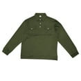 thumbnail image 2 of Men’s Polo Shirts Long Sleeve Button Down Tees Shirts Slim Fit Green Mens Shirts Summer, 2 of 6