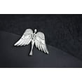 thumbnail image 2 of Lunfar 1 pcs Broches Ange Gardien avec Strass Ton Argent pour Femmes, 2 of 5